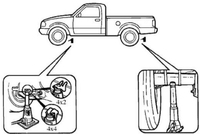 MAZDA B2300 (2001) - WARNING - 1