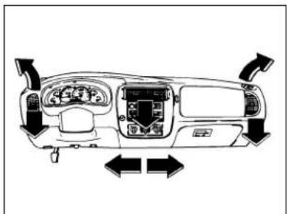 MAZDA B2300 (2001) - ▼(VENT) position - 1