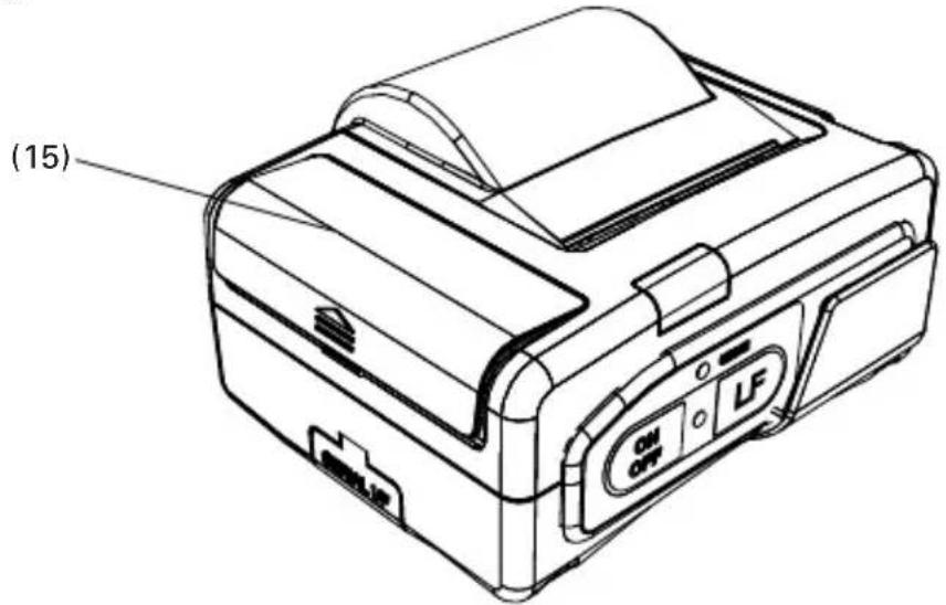 CITIZEN CMP-10BT - Bottom Surface and Battery Cover - 2