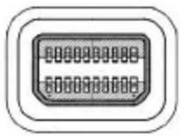 GeChic 1101P - mini-DisplayPort Connector Pinout - 1