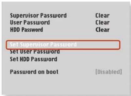 SAMSUNG NP-NC110P - Setting a Supervisor Password - 1