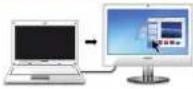 SAMSUNG NP-NC110P - Connecting through the HDMI port (Optional) - 4