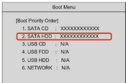 SAMSUNG NP-NC110P - Changing the Boot Priority - 3
