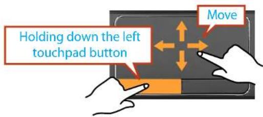 SAMSUNG NP-NC110P - Drag Function - 1