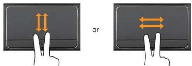 SAMSUNG NP-NC110P - The Scroll Function - 1