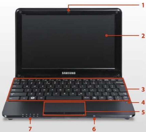 SAMSUNG NP-NC110P - Front View - 2