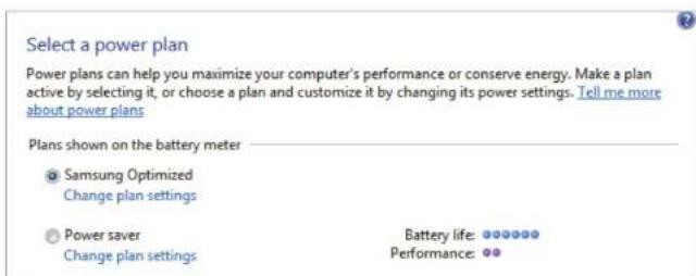 SAMSUNG NP-NC110P - Using the power management program (Optional) - 1