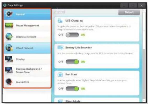 SAMSUNG NP-NC110P - Easy Settings (Optional) - 2
