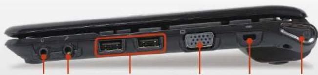 SAMSUNG NP-NC110P - Right View - 1