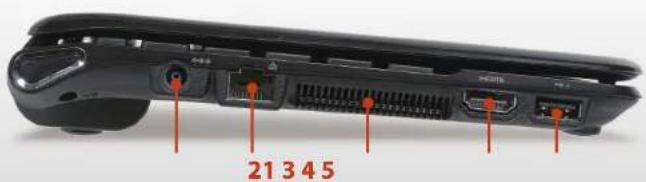 SAMSUNG NP-NC110P - Left View - 1