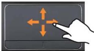 SAMSUNG NP-NC110P - Moving the cursor on the screen - 1