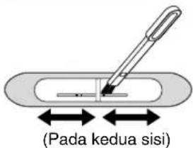 (Pada kedua sisi)