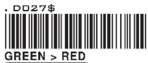 . D027$ GREEN > RED