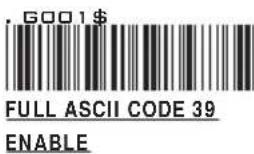 .GOO1$ FULL ASCII CODE 39 ENABLE