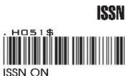 .H051$ ISSN ON ISSN