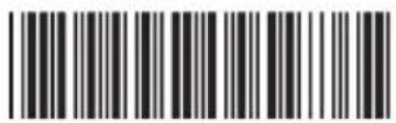 Barcode image with black and white vertical bars, no visible text or symbols