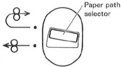Paper path selector