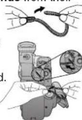 Diagram illustrating a mechanical assembly or tool operation with labeled parts and directional arrows indicating motion.