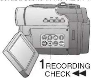 1 RECORDING CHECK ◀◀