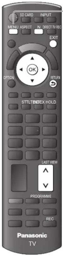 SD карта КІРІС МӘЗІР АСПЕКТ N DIRECT TV REC ШЫҒУ ОПЦИЯ ҚАЙТУ STTLTBNDEX HOLD LAST VIEW БАҒДАРЛАМА REC Panasonic TV