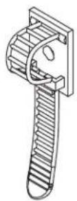 Middle Atlantic REB18 - ADHESIVE BACKED CABLE MANAGERS - 1