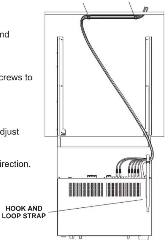 and crews to adjust direction. HOOK AND LOOP STRAP