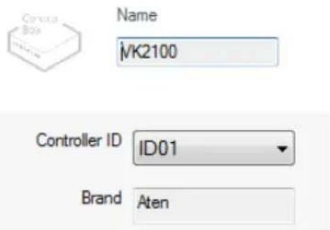 Name ✓K2100 Controller ID ID01 Brand Aten
