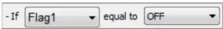 - If Flag1 equal to OFF