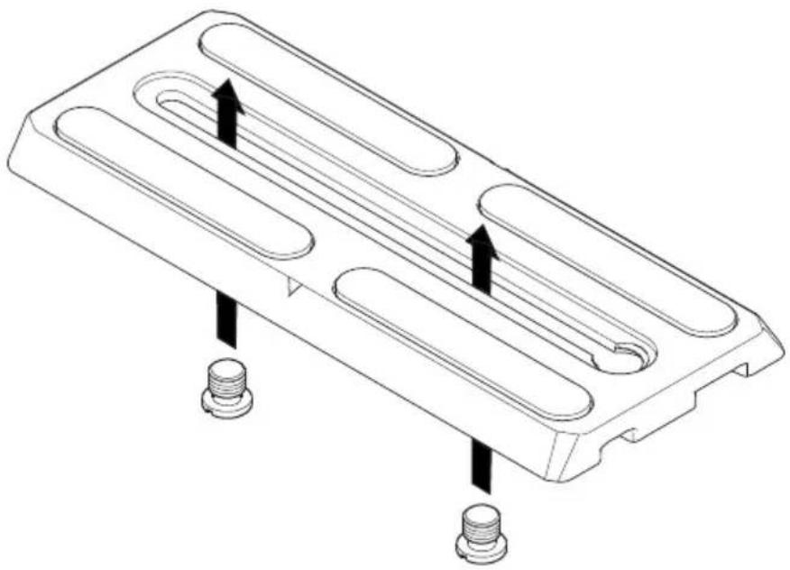 Vinten Vision 8AS - 3/8" カメラ固定ねじでカメラを装着する - 2