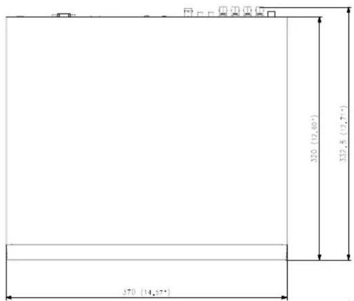 370 (14.57°) 320 (12.60°) 332.8 (12.7°)