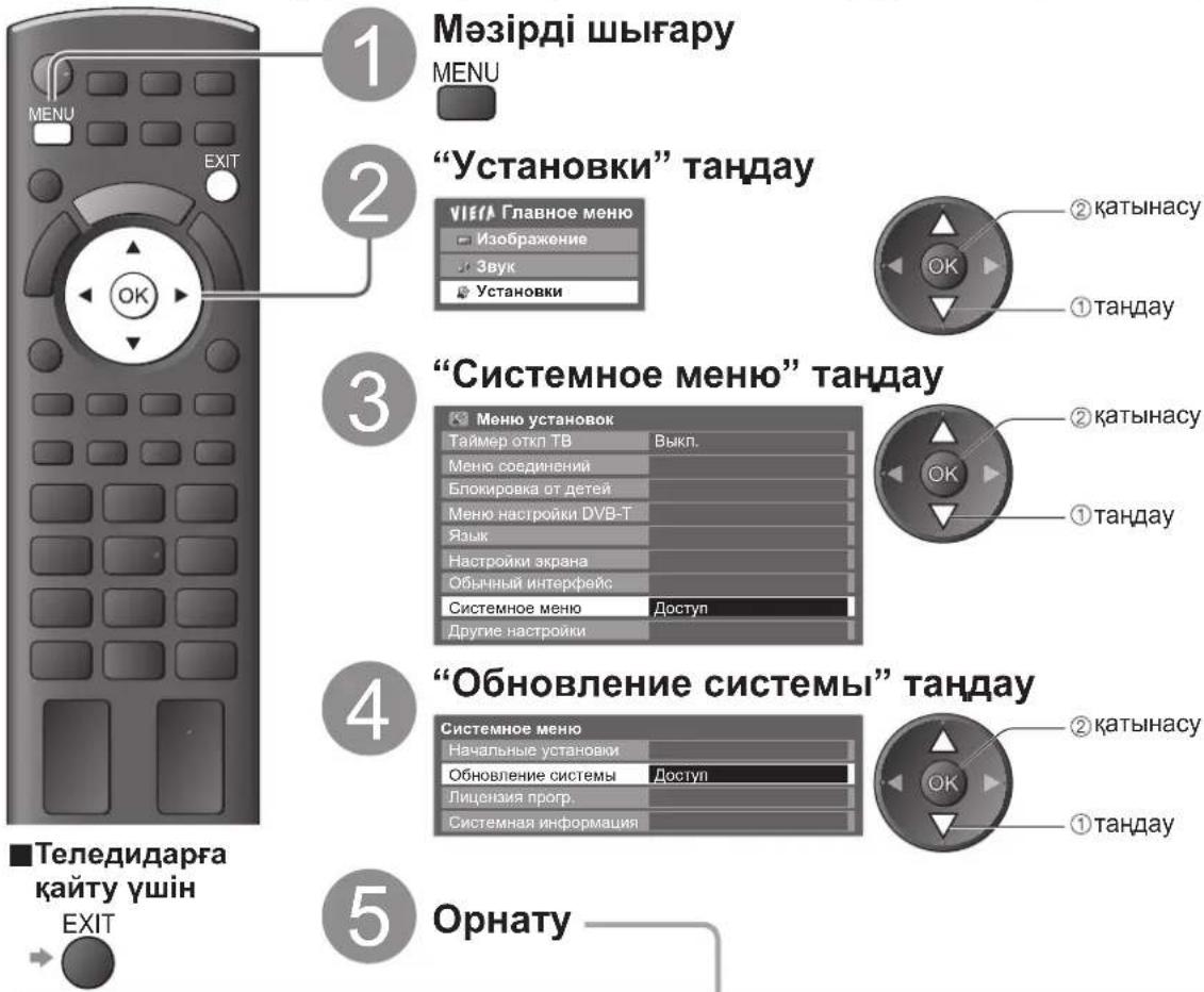 PANASONIC TX-PR46U20 - Теледидар бағдарламалық жасақтамасын жаңарту - 2