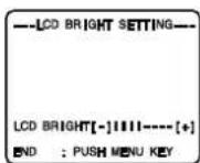 PANASONIC Palmcorder PV-L454 - To adjust LCD BRIGHT - 4