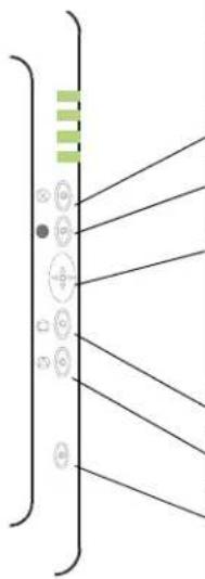 Diagram showing a vertical structure with labeled components and connecting lines, possibly representing a system or signal flow.