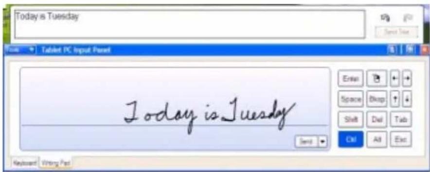 Today is Tuesday I today is Tuesday Enter Space Shift Ctrl Add Exit Keyboard Writing Post