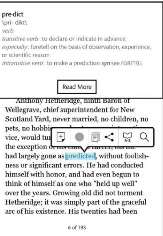 pre-dict \pri- dikt\ verb transitive verb: to declare or indicate in advance; especially: foretell on the basis of observation, experience, or scientific reason intransitive verb: to make a prediction syn see FORETELL Read More Anthony Hetheridge, ninth Baron of Wellegrave, chief superintendent for New Scotland Yard, never married, no children, no pets, no hobbing vice, would turn the exception of his choice career, his me had largely gone as predicted, without foolish- ness or significant errors. He had conducted himself with honor, and had even begun to think of himself as one who "held up well" over the years. Growing old did not torment Hetheridge; it was simply part of the graceful arc of his existence. His twenties had been 6 of 193