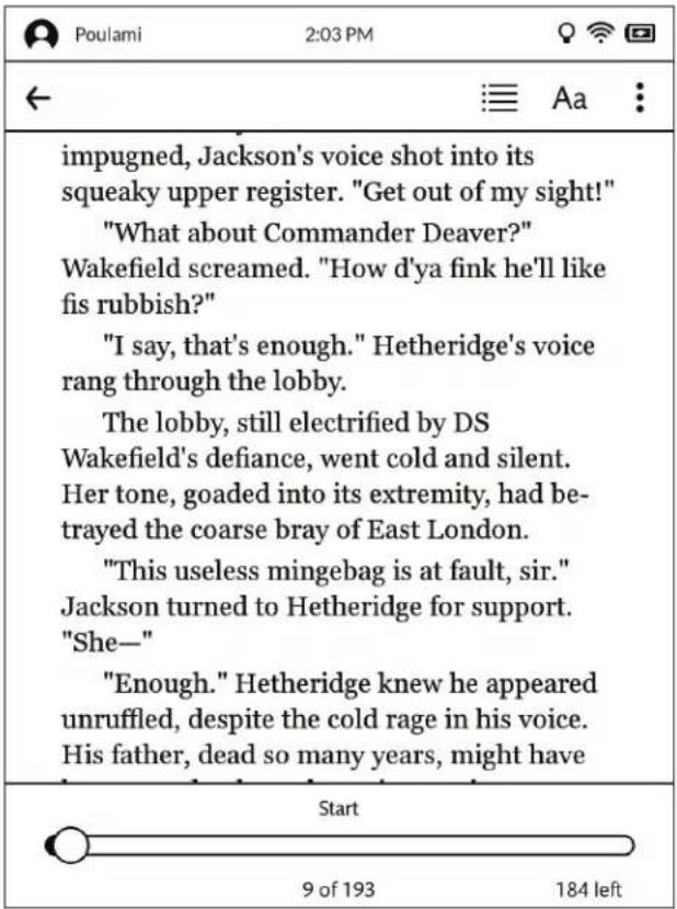 impugned, Jackson's voice shot into its squeaky upper register. "Get out of my sight!" "What about Commander Deaver?" Wakefield screamed. "How d'ya fink he'll like fis rubbish?" "I say, that's enough." Hetheridge's voice rang through the lobby. The lobby, still electrified by DS Wakefield's defiance, went cold and silent. Her tone, goaded into its extremity, had be- trayed the coarse bray of East London. "This useless mingebag is at fault, sir." Jackson turned to Hetheridge for support. "She—" "Enough." Hetheridge knew he appeared unruffled, despite the cold rage in his voice. His father, dead so many years, might have Start 9 of 193 184 left