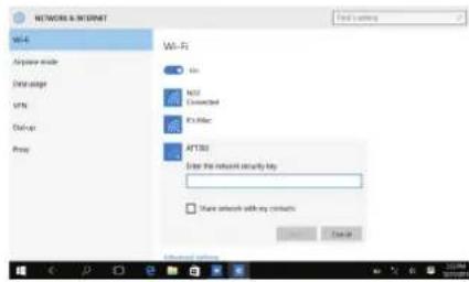 NETWORKS & INTERNET Wi-Fi Airplane mode Data range VPN Backup Print Wi-Fi MDD Connected E1.0000000000000000000000000000000000000000000000000000000000000000000000000000000000000000000 Enter the network security key Share network with key contacts Save As