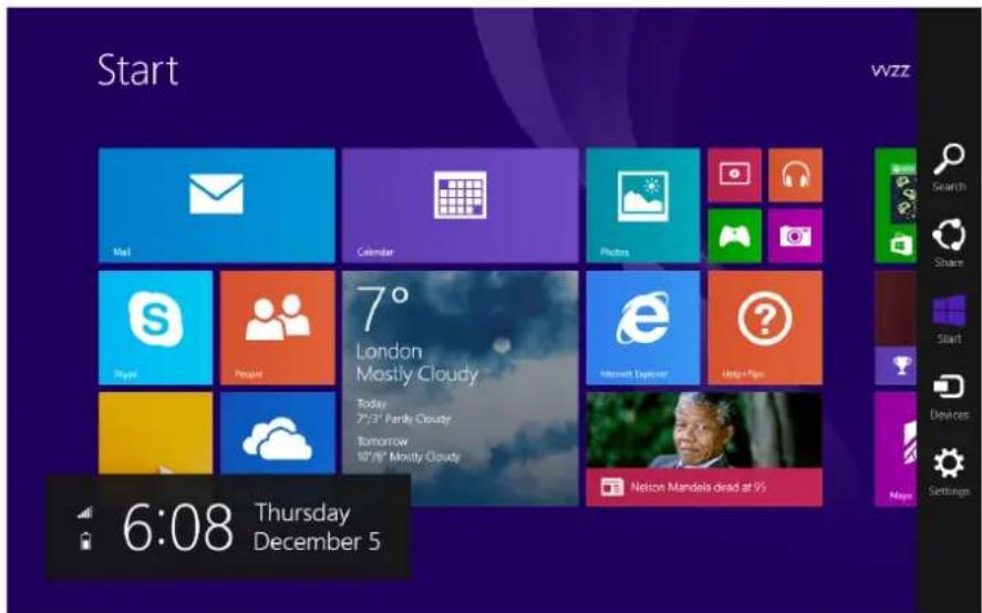 Start Mail Calendar Photos Player People 7° London Mostly Cloudy Today 7°/3" Partly Cloudy Tomorrow 10°/8" Mostly Cloudy Internet Explorer Hello+Tips Nelson Mandela dead at 95 6:08 Thursday December 5
