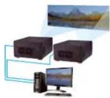 HITACHI CP-EX4551WN - EDGE BLENDING - 2