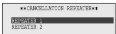 **CANCELLATION REPEATER** REPEATER 1 REPEATER 2