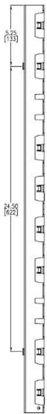 5.25 [133] 24.50 [622]
