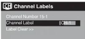 HITACHI LE29H306 - To create channel labels - 2