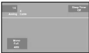 14 Analog Cable X Sleep Timer Off Mono Full 4901