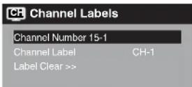 HITACHI LE29H306 - To create channel labels - 1
