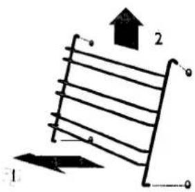 Diagram showing a coiled structure with labeled components and directional arrows, possibly illustrating a physics or engineering concept.