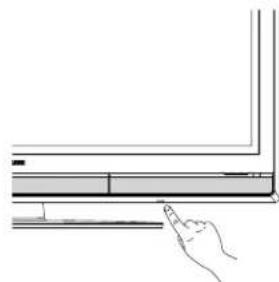 HITACHI P55H4011 - Television MAIN POWER button - 1