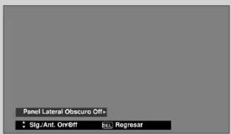 Panel Lateral Obscuro Off+ • Slg.Ant. On/Off SELL Regresar