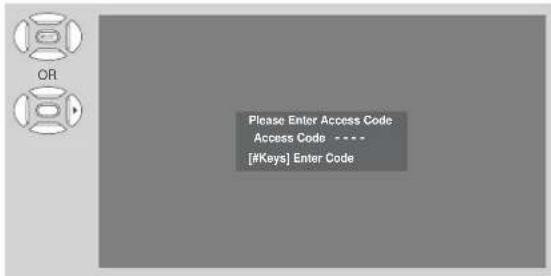 Please Enter Access Code Access Code ---- [#Keys] Enter Code
