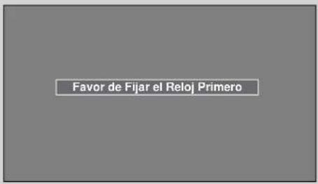 Favor de Fijar el Reloj Primero