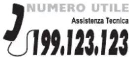 HOOVER HO 446A/6 WXP - UN SOLO NUMERO TELEFONICO PER OTTENERE ASSISTENZA - 1